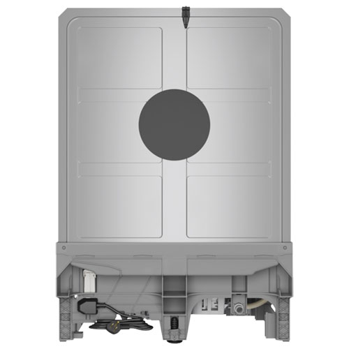 Lave-vaisselle à commandes avant, PureDry Precision, bas gicleur et 2 paniers de 24 po 52 dB série 100 de Bosch (SHE2ADF5N) - Acier inoxydable