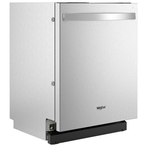 Whirlpool 24" 50dB Built-In Dishwasher with Tub & Third Rack - Stainless Steel