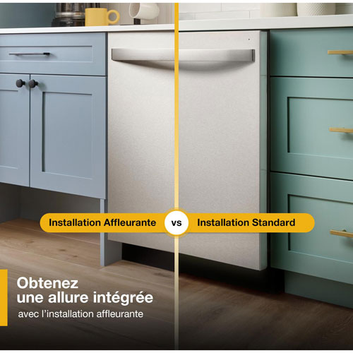 Whirlpool 24" 50dB Built-In Dishwasher with Tub & Third Rack - Stainless Steel