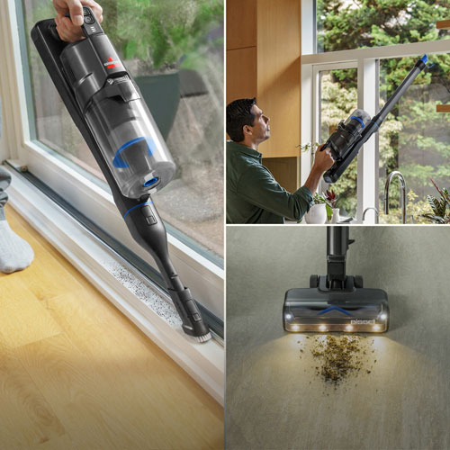 Bissell FurFinder 200W Cordless Bagless Stick Vacuum - Black/Blue