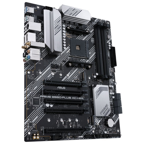 ASUS Prime B550-PLUS AC-HES Wi-Fi 5 AM4 DDR4 Motherboard for AMD
