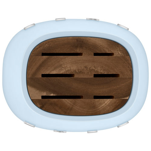 Smeg Stainless Steel 6-Piece Knife Block Set (KBSF02PB) - Pastel Blue