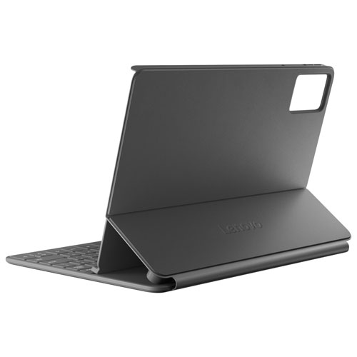 Étui-clavier folio en cuir de Lenovo pour Idea Tab - Gris luna