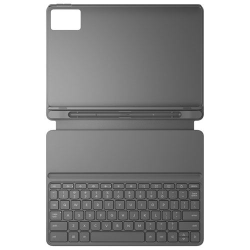 Étui-clavier folio en cuir de Lenovo pour Idea Tab - Gris luna