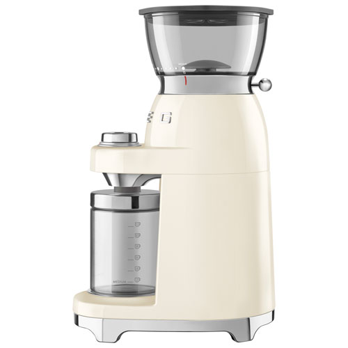 Smeg 50's Style Retro Coffee Grinder - Cream