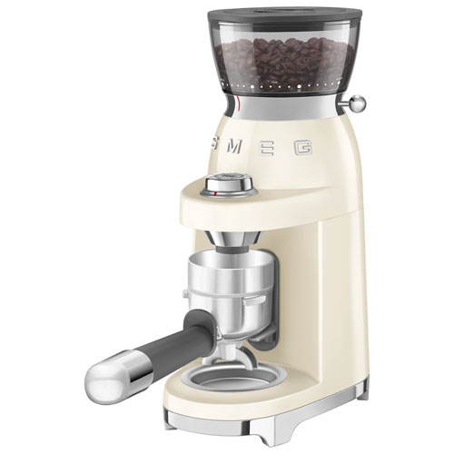 Smeg 50's Style Retro Coffee Grinder - Cream