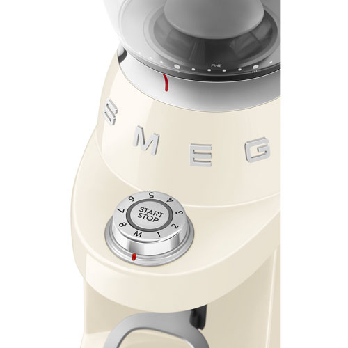 Smeg 50's Style Retro Coffee Grinder - Cream