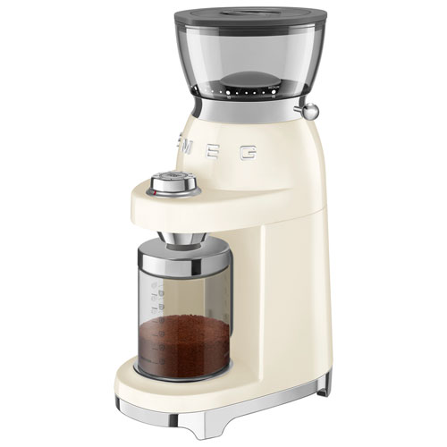 Smeg 50's Style Retro Coffee Grinder - Cream