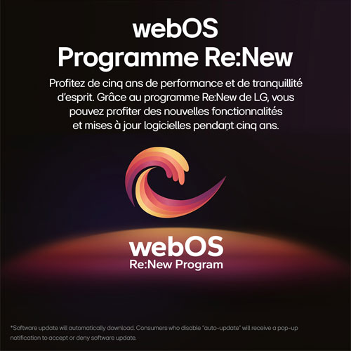 Téléviseur intelligent webOS mini-DEL HDR UHD 4K QNED91 evo AI de 85 po de LG (85QNED91AUA.ACCQ) - 2026