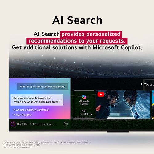 Téléviseur intelligent webOS mini-DEL HDR UHD 4K QNED91 evo AI de 65 po de LG (65QNED91AUA.ACCQ) - 2026