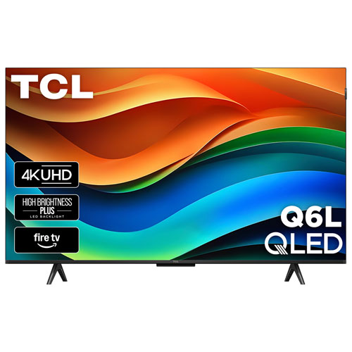 TCL 43" Q6L Series 4K UHD HDR QLED Fire TV Smart TV (43Q6L) - 2026