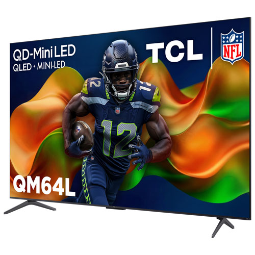 Téléviseur intelligent Fire TV QD mini-DEL HDR UHD 4K série QM64L 75 po de TCL (75QM64L) - 2026