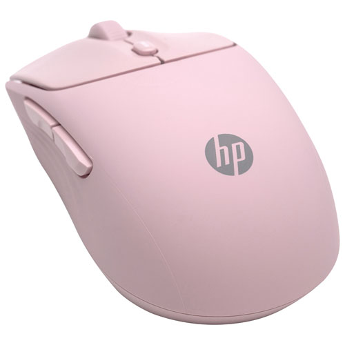 Souris optique sans fil silencieuse de 6000 ppp 400 de HP - Rose