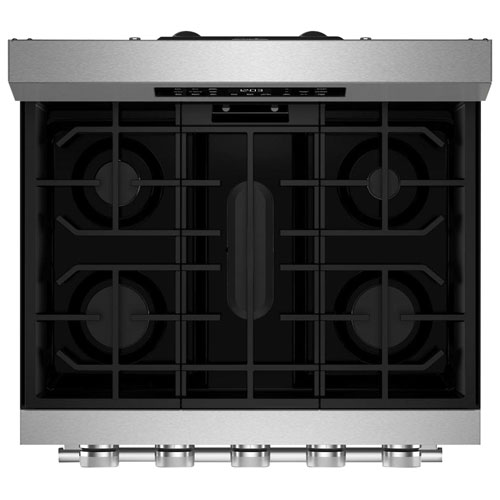 KitchenAid 30" 5.0 Cu. Ft. True Convection 5-Burner Free-Standing Gas Range - Stainless Steel