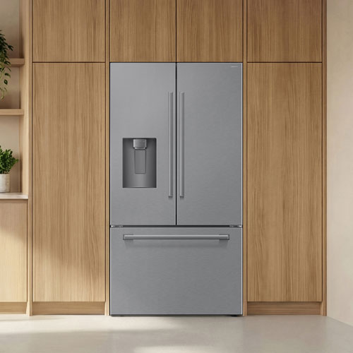 Samsung 36" 24 Cu. Ft. French Door Refrigerator with Water & Ice Dispenser (RF70H25HERAA) - Stainless Steel