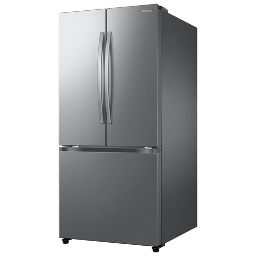 Réfrigérateur à deux portes 24,5 pi³ 33 po avec distributeur d'eau et de glaçons RF50 Neo de Samsung (RF25C5A01SRAA) - Acier inoxydable