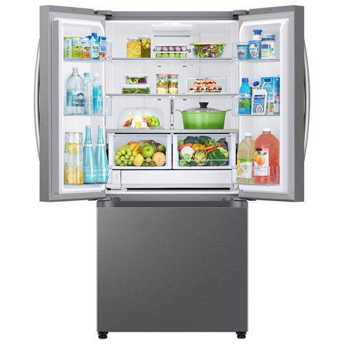 Samsung RF50 Neo 33" 24.5 Cu. Ft. French Door Refrigerator w/ Water & Ice Dispenser (RF25C5A01SRAA) -Stainless Steel