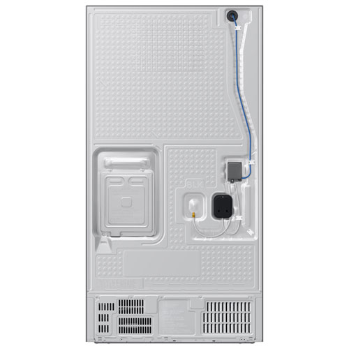 Réfrigérateur à deux portes 29 pi³ 36 po avec distributeur d'eau et de glaçons de Samsung (RF70H30KERAA) - Acier inoxydable