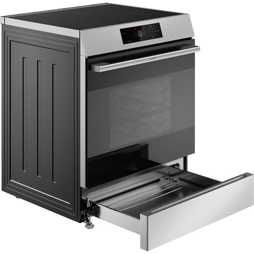 Cuisinière à induction encastrable à convection véritable 5,8 pi³ 30 po série 300 de Bosch (HIF3050MC) - Acier inoxydable