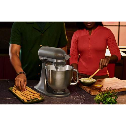 Batteur sur socle à tête inclinable Artisan Plus de KitchenAid - 5 pte - 350 W - Bronze minerai de fer