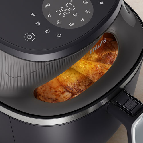 Philips 3000 Series Air Fryer with Window - 6.2L (6.5QT) - Black - Only at Best Buy