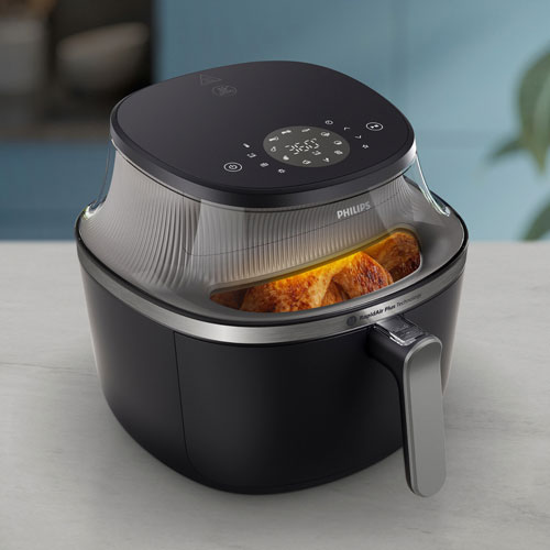 Philips 3000 Series Air Fryer with Window - 6.2L (6.5QT) - Black - Only at Best Buy
