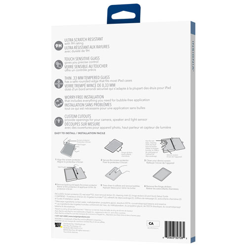 Protecteur d'écran en verre d'Insignia pour iPad - Paquet de 2 - Exclusivité Best Buy