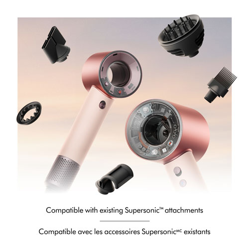 Sèche-cheveux de 1220W Supersonic Travel de Dyson - Rose céramique/Rose doré