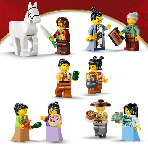 LEGO Chinese Festivals Ancient Moon-Gazing Inn - 1530 Pieces (80121)