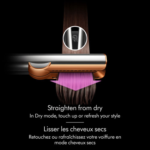 Dyson Airstrait Straightener - Ceramic Apricot/Topaz