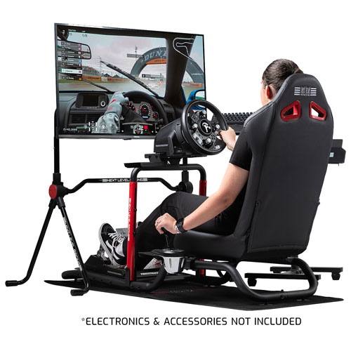 Next Level Racing Wheel Stand Lite 2.0 - Black/Red