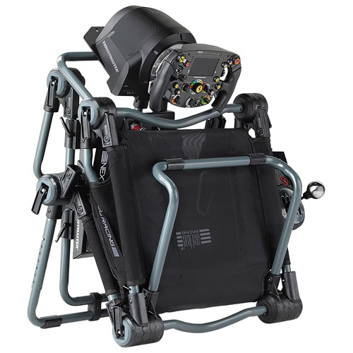 Next Level Racing F-GT Lite Formula and GT Foldable Simulator Cockpit - Black/Grey