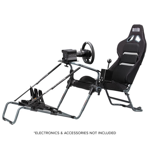 Next Level Racing GT Lite Pro Foldable Simulator Cockpit - Carbon Grey