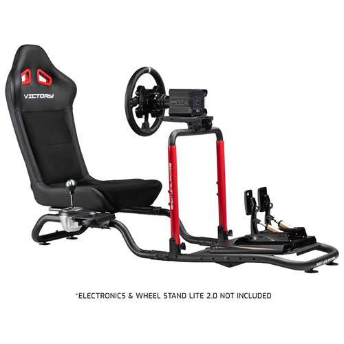 Next Level Racing Victory Seat Add-On for Wheel Stand Lite 2.0 - Black/Red/White