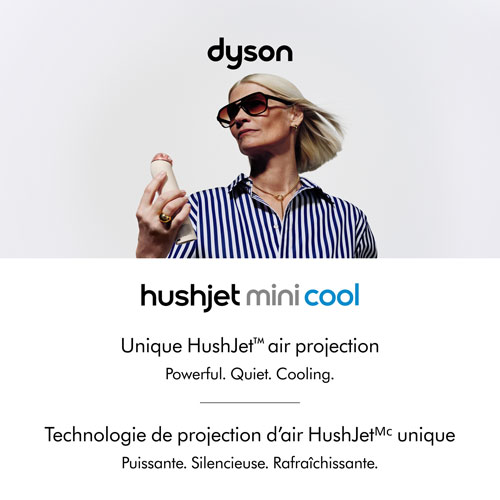 Dyson HushJet Mini Cool Handheld Fan - Stone/Blush