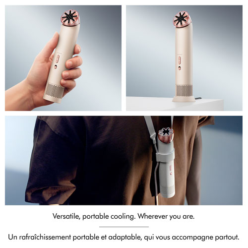 Dyson HushJet Mini Cool Handheld Fan - Stone/Blush