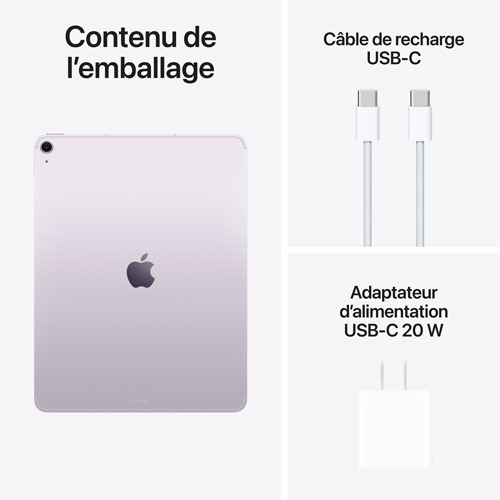 Apple iPad Air M4 13" 512GB with Wi-Fi 7 (8th Generation) - Purple