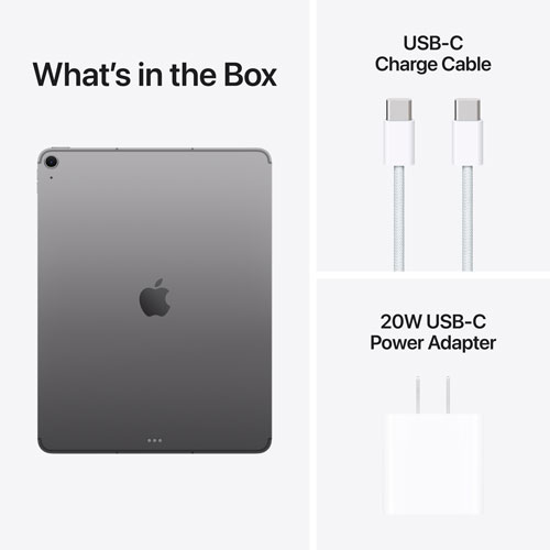 iPad Air M4 13 po 1 To avec Wi-Fi 7 d'Apple (8e génération) - Gris cosmique