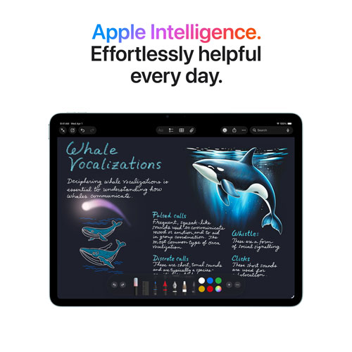 iPad Air M4 13 po 512 Go avec Wi-Fi 7 d'Apple (8e génération) - Bleu