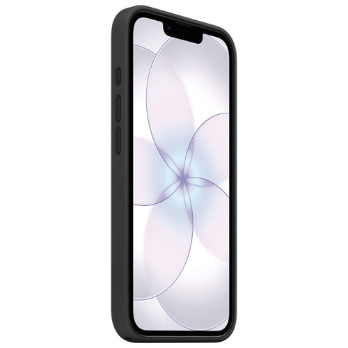Étui rigide ajusté en silicone avec MagSafe d'Apple pour iPhone 17e - Noir