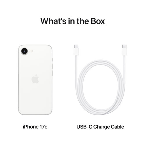 iPhone 17e de 512 Go d'Apple avec Virgin Plus - Blanc - Financement mensuel