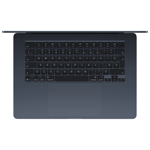 MacBook Air de 15,3 po avec Touch ID d'Apple (2026) - Minuit (M5 d'Apple/RAM Go/SSD 1 To