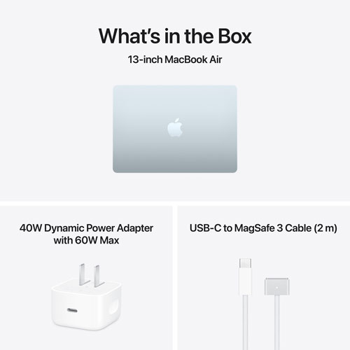 Apple MacBook Air 13.6" w/ Touch ID (2026) - Sky Blue (Apple M5 / 24GB RAM / 1TB SSD) - English