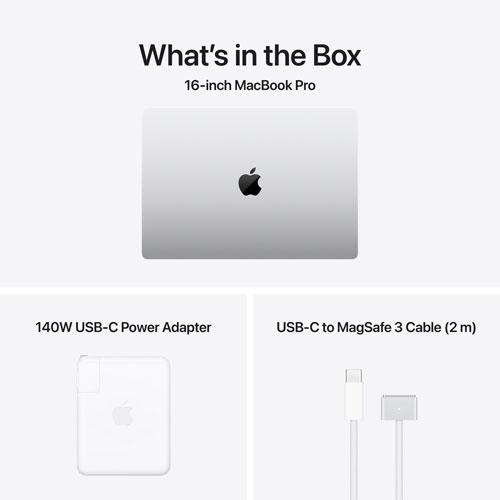 MacBook Pro de 16,2 po d'Apple (2026) - Argent (M5 Max d'Apple/RAM 48 Go/SSD 2 To) - Anglais