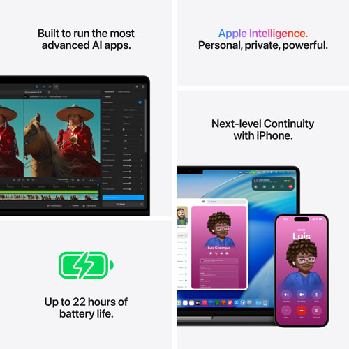 MacBook Pro de 14,2 po d'Apple (2026) - Noir infini (M5 Pro d'Apple/RAM 24 Go/SSD 1 To) - Anglais