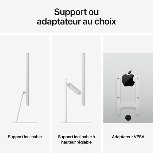 Apple Studio Display 27" 5K Retina Monitor (MFF14CL/A) - Nano Glass - Tilt-Adjustable - 120Hz