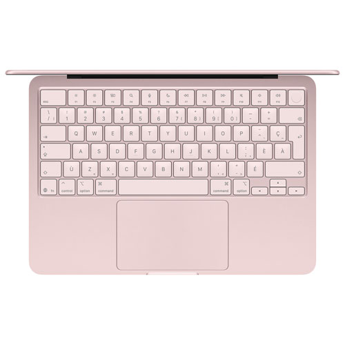 MacBook Neo de 13 po avec Touch ID d'Apple (2026) - Rose pastel (A18 pro d'Apple/RAM 8 Go/SSD 512 Go