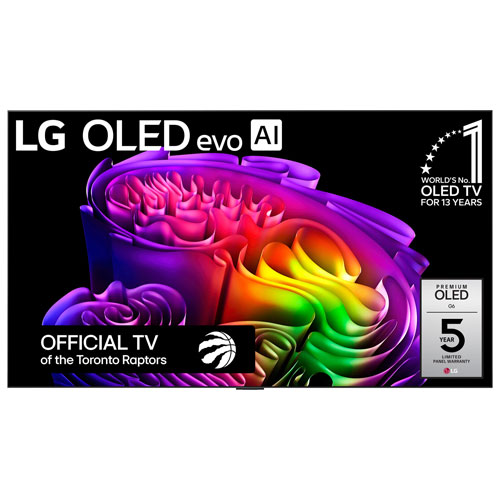 Téléviseur intelligent webOS HDR DELO UHD 4K de 65 po G6 de LG avec support mural inclus (OLED65G6WUA.ACC) - 2026
