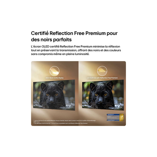 Téléviseur intelligent webOS DELO HDR UHD 4K de 65 po G6 de LG (OLED65G6SUB.ACC) - 2026
