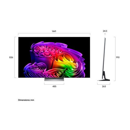 Téléviseur intelligent webOS DELO HDR UHD 4K de 65 po G6 de LG (OLED65G6SUB.ACC) - 2026